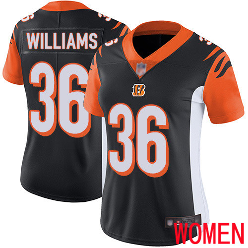 Cincinnati Bengals Limited Black Women Shawn Williams Home Jersey NFL Footballl #36 Vapor Untouchable->cincinnati bengals->NFL Jersey